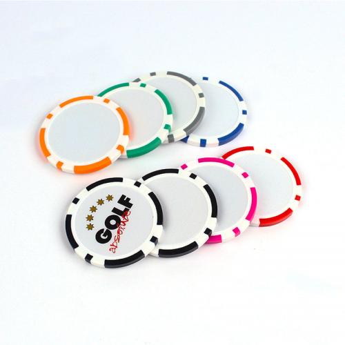 Golf Ball ABS Plastic Golf Poker Chips